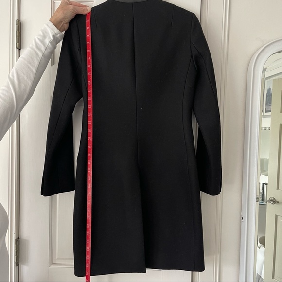 All Saints Wool and Leather Coat - Leni - Picture 6 of 9